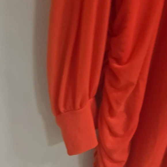 Fashion Nova Vibrant Orange Long Sleeve Dress - Picture 8 of 14